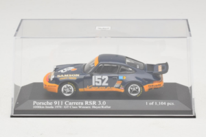 Porsche 911 RSR 3.0 #152 H. Heyer / Keller Imola 1974 Class Winners Minichamps 1:43 430746952 Metalli — kuva 4 / 5