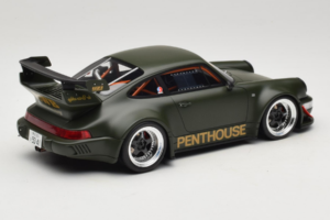 Porsche 911 RWB Penthouse Kaki Green GT Spirit 1:18 GT559 Hartsi — kuva 2 / 6