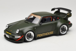 Porsche 911 RWB Penthouse Kaki Green GT Spirit 1:18 GT559 Hartsi
