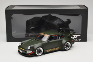 Porsche 911 RWB Penthouse Kaki Green GT Spirit 1:18 GT559 Hartsi — kuva 6 / 6