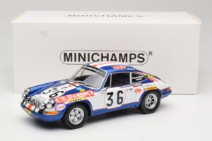 Porsche 911 S #36 B. Waldegard / C. Cheneviere 24 Hours of Le Mans 1971 Minichamps 1:18 107716836 Hartsi — kuva 6 / 6