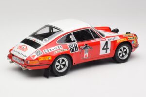 Porsche 911 S #4 G. Larrousse / M. Perramond 2nd Place Rally Monte Carlo 1972 Minichamps 1:18 107726804 Hartsi — kuva 2 / 6