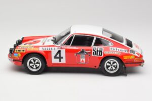 Porsche 911 S #4 G. Larrousse / M. Perramond 2nd Place Rally Monte Carlo 1972 Minichamps 1:18 107726804 Hartsi — kuva 3 / 6