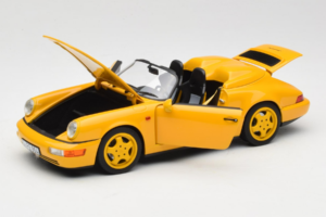 Porsche 911 964 Speedster Speed Yellow Norev 1:18 187130 Metalli — kuva 2 / 8