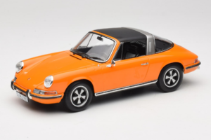 Porsche 911 T Targa Oranssi Norev 1:18 187220 Metalli — kuva 2 / 8