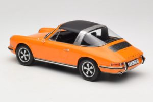 Porsche 911 T Targa Oranssi Norev 1:18 187220 Metalli — kuva 5 / 8