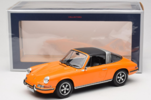 Porsche 911 T Targa Oranssi Norev 1:18 187220 Metalli — kuva 8 / 8
