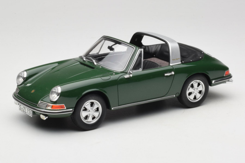 Porsche 911 F-Series Targa Vihreä GT Spirit 1:18 GT001CS Hartsi