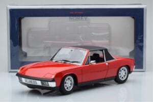 Porsche 914 1.7 Bahia Punainen Norev 1:18 187690 Metalli — kuva 7 / 7