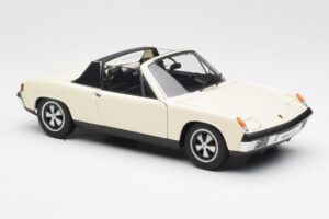 Porsche 914/6 Vaalea Norsunluu AUTOart 1:18 77933 Metalli — kuva 6 / 8