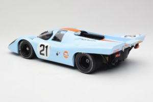 Porsche 917K Gulf #21 P. Rodriguez / L. Kinnunen J.W. Automotive Engineering 24 Hours of Le Mans 1970 Minichamps 1:12 1237066 — kuva 5 / 6
