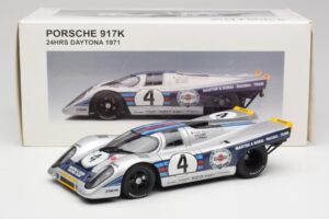 Porsche 917K Martini #4 V. Elford / G. Van Lennep 24 Hours of Daytona 1971 AUTOart 1:18 87182 Metalli — kuva 8 / 8
