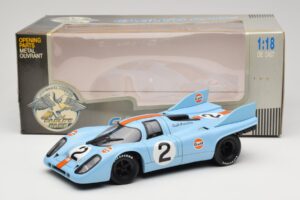 Porsche 917K #2 Gulf P. Rodriguez / J. Oliver 1000km Monza Winner 1971 Eagles Race 1:18 903008 Metalli — kuva 6 / 6