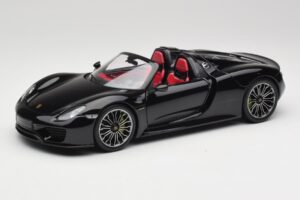 Porsche 918 Spyder Basaltti Musta Metallic Minichamps 1:18 110062431 Metalli
