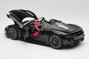 Porsche 918 Spyder Basaltti Musta Metallic Minichamps 1:18 110062431 Metalli — kuva 5 / 8