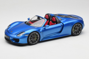 Porsche 918 Spyder Blue Metallic Minichamps 1:18 110062432 Metalli
