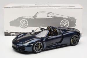 Porsche 918 Spyder Sininen Metallic Minichamps 1:18 113062434 Metalli — kuva 8 / 8