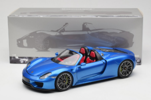 Porsche 918 Spyder Blue Metallic Minichamps 1:18 110062432 Metalli — kuva 8 / 8