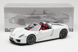 Porsche 918 Spyder Valkoinen Minichamps 1:18 110062436 Metalli — kuva 8 / 8