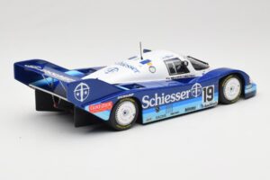 Porsche 956K Group C #19 Brun Motorsport Schiesser S. Bellof / T. Boutsen 1000km Hockenheim 1985 Minichamps 1:18 155856619 Me — kuva 2 / 6
