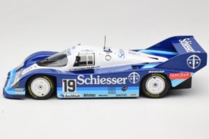 Porsche 956K Group C #19 Brun Motorsport Schiesser S. Bellof / T. Boutsen 1000km Hockenheim 1985 Minichamps 1:18 155856619 Me — kuva 3 / 6