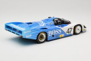 Porsche 956L #47 Hugo Boss V. Merl / H. Grohs / A. Plankenhorn 24 Hours of Le Mans 1984 Minichamps 1:18 183846947 Metalli — kuva 3 / 8