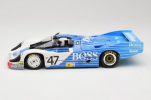 Porsche 956L #47 Hugo Boss V. Merl / H. Grohs / A. Plankenhorn 24 Hours of Le Mans 1984 Minichamps 1:18 183846947 Metalli — kuva 4 / 8