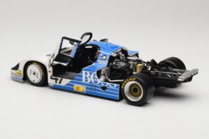 Porsche 956L #47 Hugo Boss V. Merl / H. Grohs / A. Plankenhorn 24 Hours of Le Mans 1984 Minichamps 1:18 183846947 Metalli — kuva 5 / 8