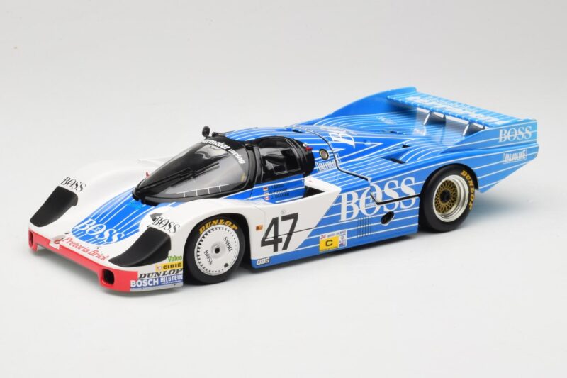 Porsche 956L #47 Hugo Boss V. Merl / H. Grohs / A. Plankenhorn 24 Hours of Le Mans 1984 Minichamps 1:18 183846947 Metalli