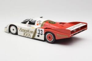 Porsche 956L #33 D. Hobbs / G. Gartner / J. Edwards 24 Hours of Le Mans 1985 Minichamps 1:18 183856933 Metalli — kuva 7 / 8