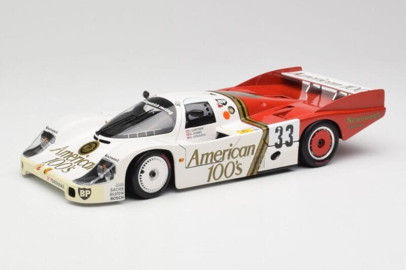 Porsche 956L #33 D. Hobbs / G. Gartner / J. Edwards 24 Hours of Le Mans 1985 Minichamps 1:18 183856933 Metalli