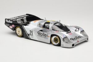 Porsche 956L #21 Rollei A. de Cadenet / C. Ballot-Lena 24 Hours of Le Mans 1984 Minichamps 1:18 183846921 Metalli — kuva 6 / 8