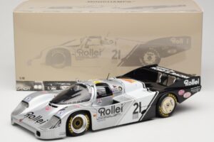 Porsche 956L #21 Rollei A. de Cadenet / C. Ballot-Lena 24 Hours of Le Mans 1984 Minichamps 1:18 183846921 Metalli — kuva 8 / 8