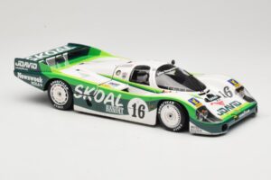 Porsche 956L #16 Skoal Bandit G. Edwards / D. Sears / M. Bleekemolen 24 Hours of Le Mans 1983 Minichamps 1:18 183836916 Metal — kuva 6 / 8