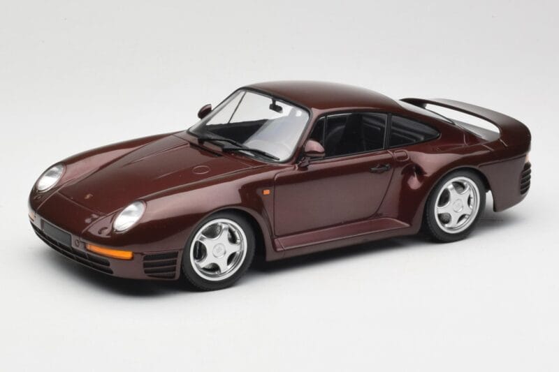 Porsche 959 Dark Red Metallic Minichamps 1:18 155066204 Metalli