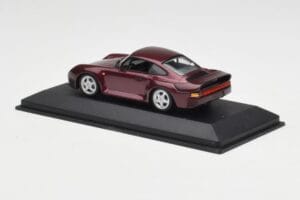 Porsche 959 Dark Red Metallic Minichamps 1:43 400062525 Metalli — kuva 3 / 4