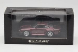 Porsche 959 Dark Red Metallic Minichamps 1:43 400062525 Metalli — kuva 4 / 4