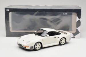 Porsche 959 Grand Prix White Minichamps 1:18 155066202 Metalli — kuva 6 / 6