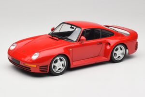 Porsche 959 Guards Punainen Minichamps 1:18 155066200 Metalli
