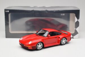 Porsche 959 Guards Punainen Minichamps 1:18 155066200 Metalli — kuva 6 / 6