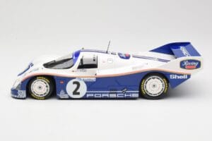 Porsche 962 #2 H-J. Stuck / D. Bell Team Porsche AG Winners 1000km Hockenheim 1985 Minichamps 1:18 155856502 Metalli — kuva 3 / 6