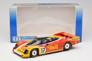 Porsche 962C Group C #17 D. Bell / H-J. Stuck / K. Ludwig 24 Hours of Le Mans 1988 Universal Hobbies 1:18 4704 Metalli — kuva 8 / 8