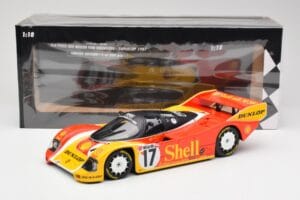 Porsche 962C #17 H-J. Stuck / D. Bell 3rd Place 200 Miles of Nürnberg Supercup 1987 Minichamps 1:18 155876517 Metalli — kuva 6 / 6