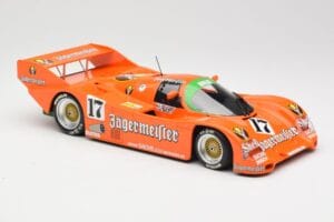 Porsche 962C #17 Jägermeister T. Boutsen / F. Jelinski 1000km Spa 1986 Minichamps 1:18 155866517 Metalli — kuva 4 / 6