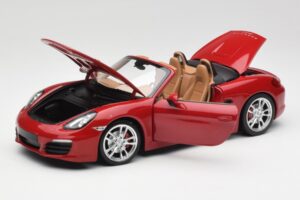 Porsche Boxster 981 S Guards Punainen Minichamps 1:18 110062031 Metalli — kuva 2 / 8