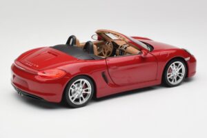 Porsche Boxster 981 S Guards Punainen Minichamps 1:18 110062031 Metalli — kuva 3 / 8