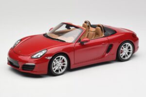 Porsche Boxster 981 S Guards Punainen Minichamps 1:18 110062031 Metalli