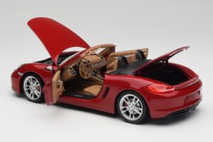 Porsche Boxster 981 S Guards Punainen Minichamps 1:18 110062031 Metalli — kuva 5 / 8