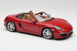 Porsche Boxster 981 S Guards Punainen Minichamps 1:18 110062031 Metalli — kuva 6 / 8