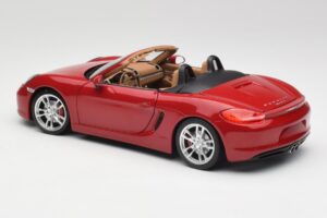 Porsche Boxster 981 S Guards Punainen Minichamps 1:18 110062031 Metalli — kuva 7 / 8